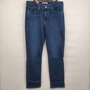 Levi's Steller Stretch Classic Straight Jeans Denim Pants Women Size 31 NWT